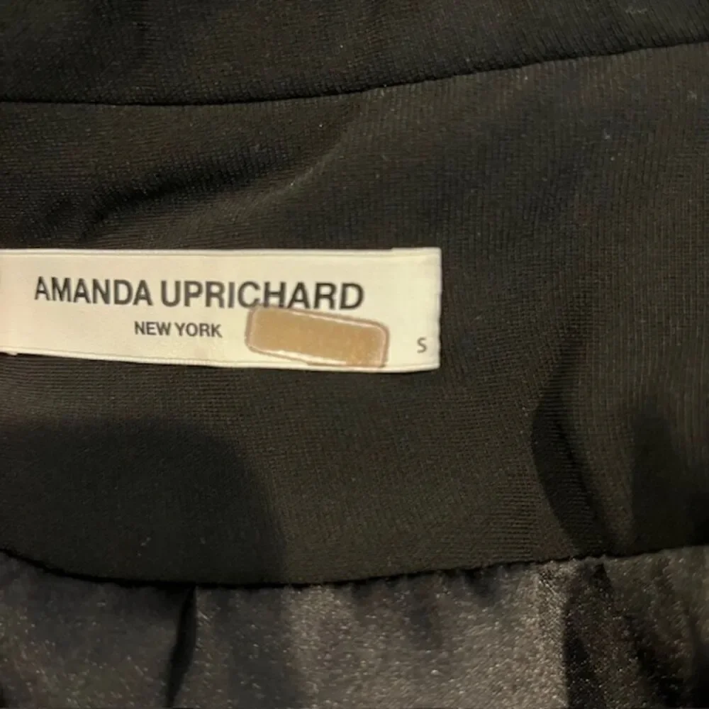 Amanda Uprichard Antwerp Blazer‎ Dress Sexy Slit Arms Collared Black Size Small